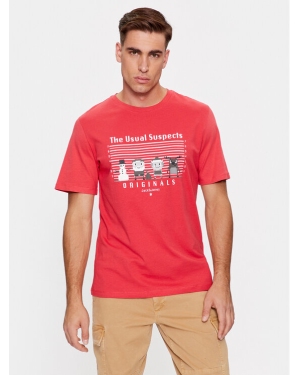 Jack&Jones T-Shirt 12246605 Czerwony Standard Fit