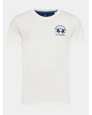 La Martina T-Shirt WMR004 JS206 Biały Regular Fit