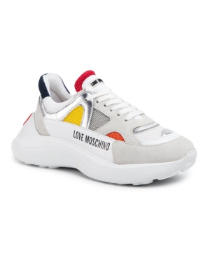 LOVE MOSCHINO Sneakersy JA15306G1AIQ901A Biały