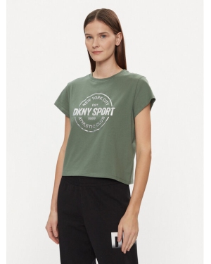 DKNY Sport T-Shirt DP3T9563 Zielony Relaxed Fit