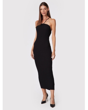 Glamorous Sukienka koktajlowa CK6710 Czarny Slim Fit