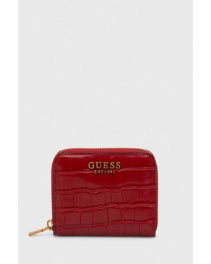 Guess portfel LAUREL damski kolor czerwony SWCX85 00370