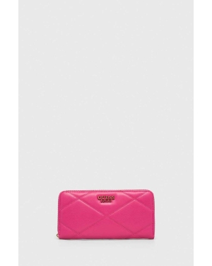 Guess portfel CILIAN damski kolor różowy SWQB91 91460