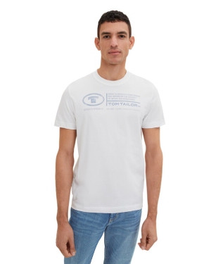 Tom Tailor T-Shirt 1035611 Biały