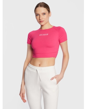 Guess T-Shirt Aline V3RP16 KABR0 Różowy Regular Fit