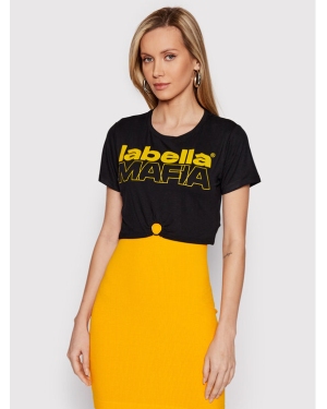 LaBellaMafia T-Shirt 23666 Czarny Regular Fit