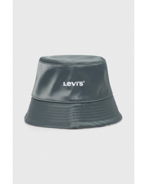 Levi's kapelusz dwustronny kolor zielony