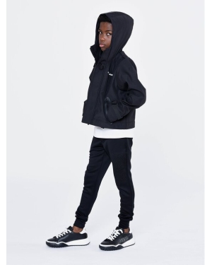 Karl Lagerfeld Kids Spodnie dresowe Z24154 M Czarny Regular Fit