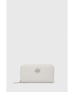 Armani Exchange portfel damski kolor biały 948068 4R700