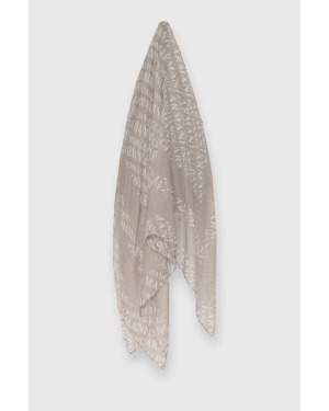 Armani Exchange szal damski kolor biały wzorzysty