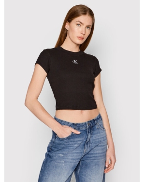 Calvin Klein Jeans T-Shirt J20J218337 Czarny Slim Fit