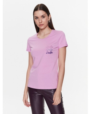 Liu Jo T-Shirt WA3139 J6308 Różowy Regular Fit
