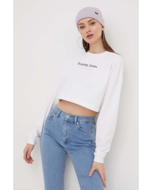 Tommy Jeans bluza damska kolor biały z nadrukiem DW0DW17332