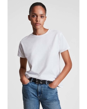 AllSaints t-shirt bawełniany GRACE TEE kolor biały WM248W