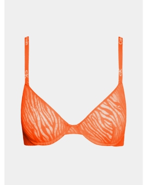 Calvin Klein Underwear Biustonosz z fiszbiną 000QF7376E Pomarańczowy