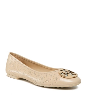 Tory Burch Baleriny Claire Quilted Ballet 156810 Beżowy