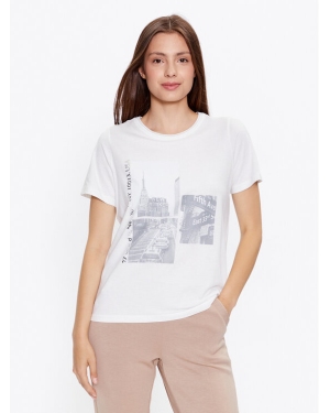 Fransa T-Shirt 20611758 Biały Regular Fit