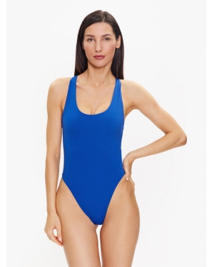Calvin Klein Swimwear Strój kąpielowy KW0KW02051 Granatowy
