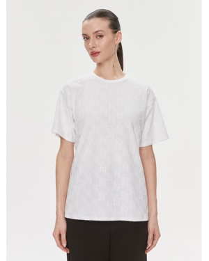 Elisabetta Franchi T-Shirt MA-006-41E2-V150 Biały Regular Fit