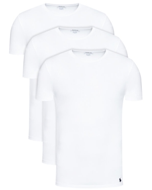 Polo Ralph Lauren Komplet 3 t-shirtów Classic Crew 714830304003 Biały Regular Fit