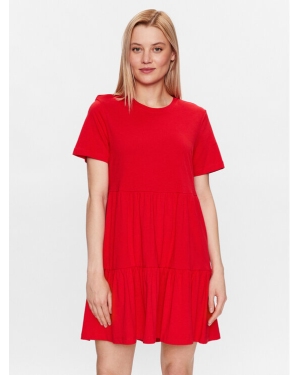 ONLY Sukienka codzienna 15286934 Czerwony Regular Fit