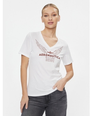 Aeronautica Militare T-Shirt 232TS2172DJ570 Biały Regular Fit