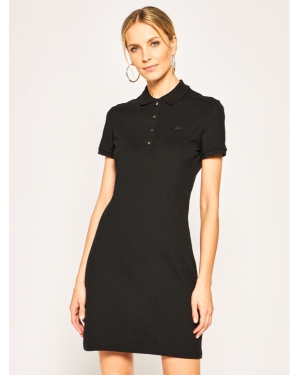 Lacoste Sukienka codzienna EF5473 Czarny Slim Fit