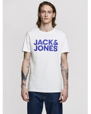 Jack&Jones T-Shirt Corp Logo 12151955 Biały Slim Fit
