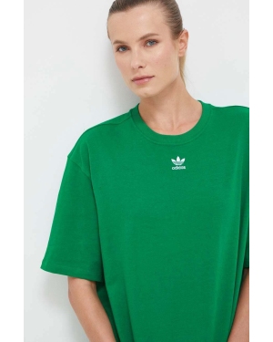 adidas Originals t-shirt bawełniany kolor zielony