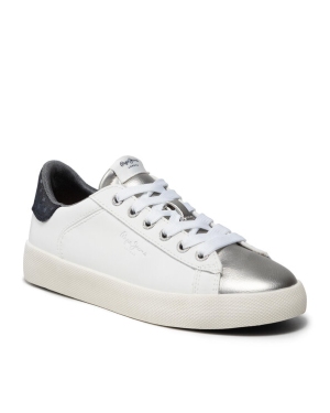 Pepe Jeans Sneakersy Kioto Selly PLS31240 Biały