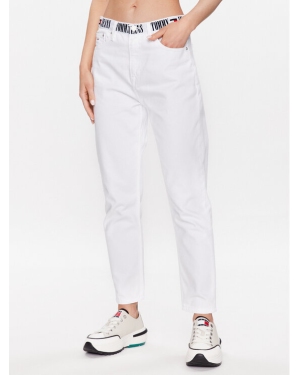 Tommy Jeans Jeansy Izzie DW0DW15529 Biały Slim Fit