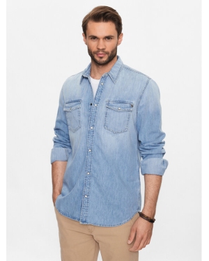 Pepe Jeans Koszula jeansowa Hammond PM307509 Niebieski Regular Fit