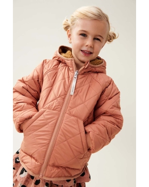 Liewood kurtka dwustronna dziecięca kolor pomarańczowy