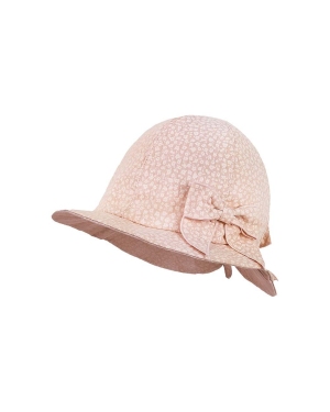 Jamiks kapelusz dziecięcy GRETHE kolor różowy bawełniany