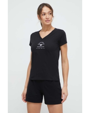 Emporio Armani Underwear t-shirt bawełniany lounge kolor czarny