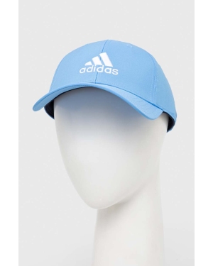 adidas czapka z daszkiem kolor niebieski z aplikacją IR7886