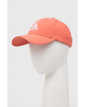 adidas czapka z daszkiem kolor różowy z aplikacją IR7885