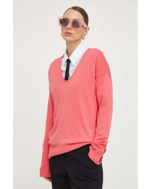 Boss Orange sweter damski kolor różowy 50507163