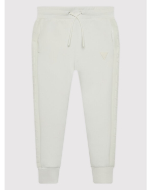 Guess Spodnie dresowe J2YQ24 FL03S Biały Regular Fit