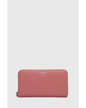 Emporio Armani portfel damski kolor różowy Y3H168 YVZ7E