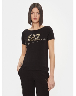 EA7 Emporio Armani T-Shirt 3DTT26 TJFKZ 0200 Czarny Regular Fit
