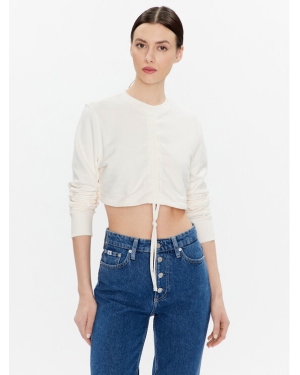 Calvin Klein Jeans Bluza J20J220690 Écru Regular Fit