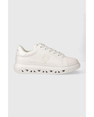 Karl Lagerfeld sneakersy skórzane KAPRI KITE kolor biały KL54530