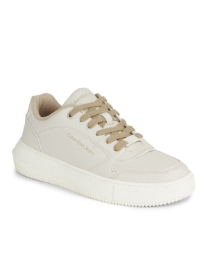 Calvin Klein Jeans Sneakersy Chunky Cupsole Low Lth Eco YW0YW01179 Beżowy