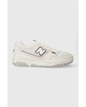 New Balance sneakersy skórzane BB550PRB kolor biały