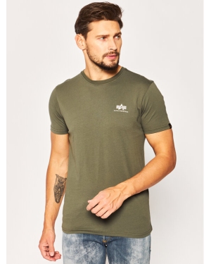 Alpha Industries T-Shirt Basic 188505 Zielony Regular Fit