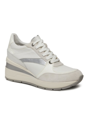 Geox Sneakersy D Zosma D368LA 08504 C1000 Biały