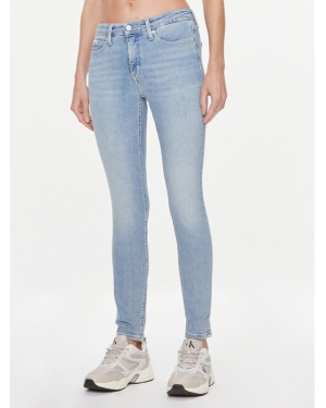 Calvin Klein Jeans Jeansy J20J222444 Niebieski Skinny Fit