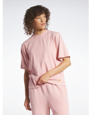 Reebok T-Shirt Classics Natural Dye Boxy T-Shirt HY2708 Różowy