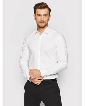 Calvin Klein Koszula K10K108229 Biały Slim Fit